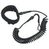 Tidyard SUP Coiled Leash Black 10 Inch Length Paddle Board Surfboard Leash with Padded Ankle Strap view 1