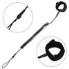 Tidyard SUP Coiled Leash Black 10 Inch Length Paddle Board Surfboard Leash with Padded Ankle Strap view 2
