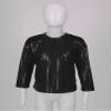Jhaoyu Kids Boys Girls Shiny Sequins Dance Top Long Sleeve T-Shirt Jazz Hip Hop Performance Disco Costume Streetwear Black 5-6 Years view 3