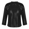 Jhaoyu Kids Boys Girls Shiny Sequins Dance Top Long Sleeve T-Shirt Jazz Hip Hop Performance Disco Costume Streetwear Black 6-7 Years view 1