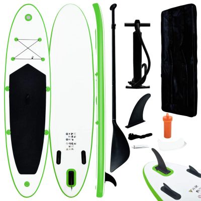 Tidyard Inflatable Paddle Board Set Beach Surfing Board with Oar, Fin, Hand Pump, Repair Kit and Carrying Bag Surfboard for Adults