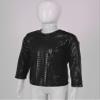 Jhaoyu Kids Boys Girls Shiny Sequins Dance Top Long Sleeve T-Shirt Jazz Hip Hop Performance Disco Costume Streetwear Black 2-3 Years view 4