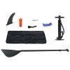 Tidyard Inflatable Paddle Board Set Beach Surfing Board with Oar, Fin, Hand Pump, Repair Kit and Carrying Bag Surfboard for Adults view 4