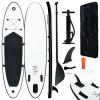 Tidyard Inflatable Paddle Board Set Beach Surfing Board with Oar, Fin, Hand Pump, Repair Kit and Carrying Bag Surfboard for Adults view 1