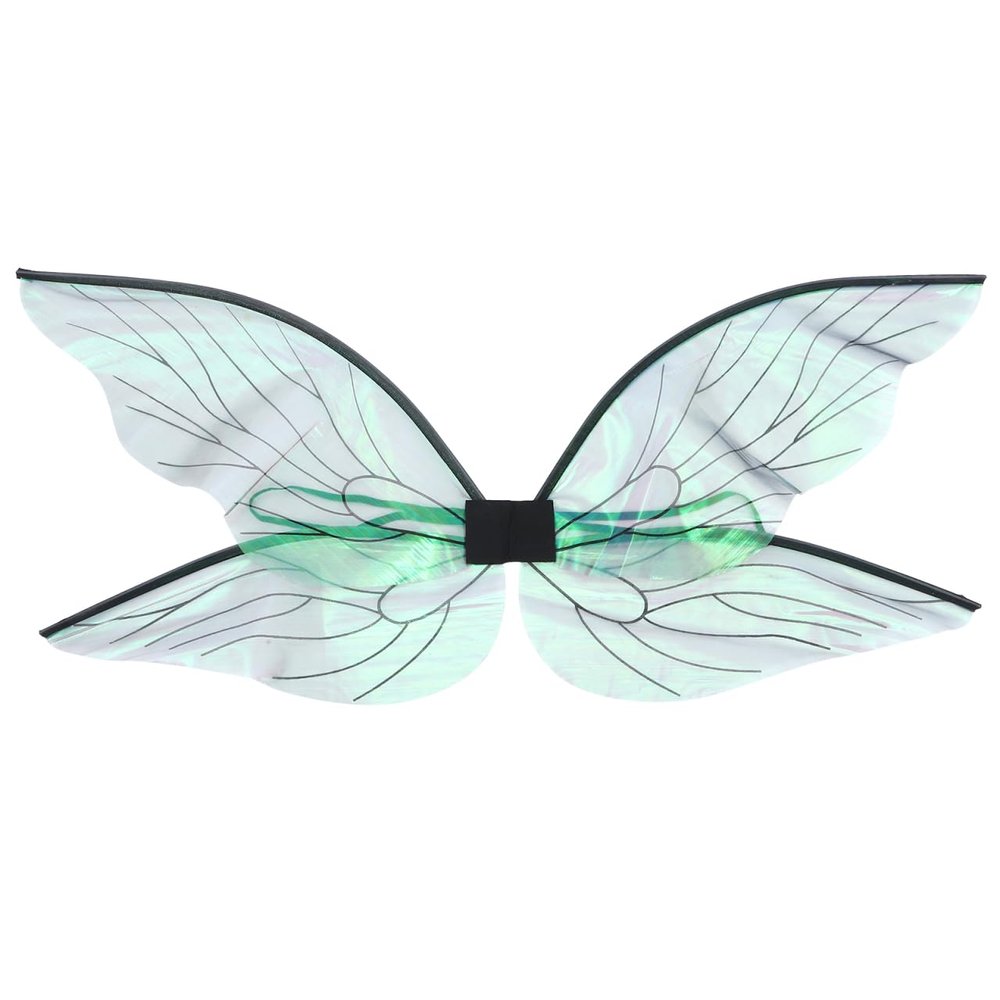 Alipis Elf Wings Cicada Fairy Wing Cosplay Accessories for Girls Festival Party Costume 29.92X13.77 Inch Lightweight Decorative Wings