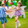 Alipis Elf Wings Cicada Fairy Wing Cosplay Accessories for Girls Festival Party Costume 29.92X13.77 Inch Lightweight Decorative Wings view 2