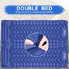 MOXILS Sleeping Pad, Ultralight Inflatable Sleeping Pad for Camping, Built-in Pump, Ultimate for Camping, Hiking, Airpad, Carry Bag, Repair Kit, Compact & Lightweight Air Mattress(Blue) view 2