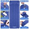 MOXILS Sleeping Pad, Ultralight Inflatable Sleeping Pad for Camping, Built-in Pump, Ultimate for Camping, Hiking, Airpad, Carry Bag, Repair Kit, Compact & Lightweight Air Mattress(Blue) view 4