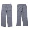 WinChang Boys Trousers Flat Front School Uniforms Elastic Waist Gentleman Formal Dress Pants for Wedding Birthday Party Grey 4 Years view 3