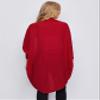 GLOPUK BOBONI Women's Jackets Autumn Dolman Sleeve Rib-Knit Coat Lightweight Fashion (Color : Red, Size : Medium) view 2