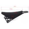 Motorcycle Bomber Seat Saddle,PU Mountain Bike Beach Cruiser,Bicycle Luggage Rear Seat Saddle,Iron Electric Mountain Bike Stealth Bomber Beach Cruiser Motorcycle Saddle view 3