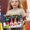 Kisangel Plastic Bowling Pins for Kids - 6 Bowling Pins and 2 Mini Balls - Perfect Indoor and Outdoor Family Fun - Toddler Sports Toys for Hand-Eye Coordination view 4