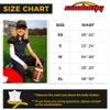 COOLOMG Youth 5 Pad Football Girdle Padded Football Compression Shorts with Cup Pocket Integrated Hip Tailbone Thigh Pads Black S view 2