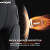 COOLOMG Youth 5 Pad Football Girdle Padded Football Compression Shorts with Cup Pocket Integrated Hip Tailbone Thigh Pads Black S view 3