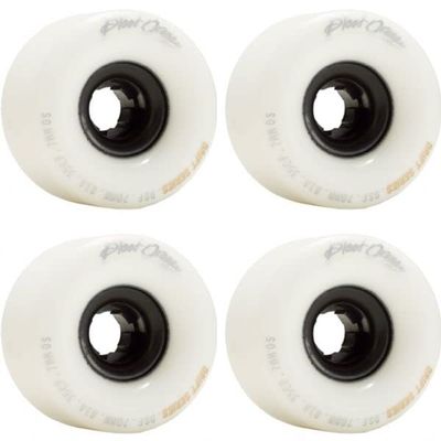 Blood Orange Drift White Skateboard Wheels - 70mm 81a (Set of 4)