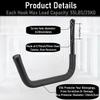 Whrsinlor Heavy Duty Steel Kayak Storage Hook, 55LBS Capacity, 6 Pack, Wall Mount view 3