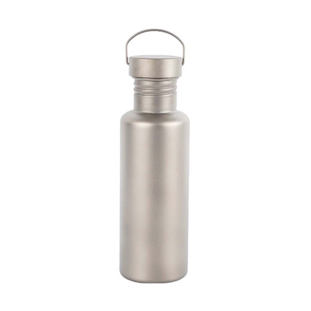 Echeson Titanium Alloy Cycling Water Cup Outdoor Camping Water Bottle Pure Titanium Kettle Large Capacity Single Layer (Size : 500ml)