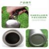 Echeson Titanium Alloy Cycling Water Cup Outdoor Camping Water Bottle Pure Titanium Kettle Large Capacity Single Layer (Size : 500ml) view 3