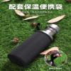 Echeson Titanium Alloy Cycling Water Cup Outdoor Camping Water Bottle Pure Titanium Kettle Large Capacity Single Layer (Size : 500ml) view 4