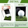 Qunclay Golf Ball Display Case, Hole in One Golf Ball Display Case Holder, Cube Box Stand Gifts Decor for Gifts Enthusiasts Collectibles, 3.9 x 4 x 3.9 Inch(3 Pcs) view 3