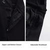 Boys Pants Flat Front Dress Pants with Adjustable Waist Kids Wedding School Pants Size 7 Black view 4