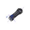 Caduceus Full Carbon Fiber Bicycle Stems T700 6/ 17Road Bike MTB Handlebar Stem 28.6/31.8MM (ST-060) (Clear UD 17, 90) view 3