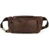XARONF Fanny Pack for Men and Women, Leather Sling Waist Bag for Hiking Running Travel and Cycling (Color : A) view 1