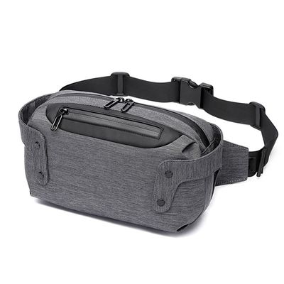 XARONF Fanny Pack for Women Men - Fashionable Sport Waist Pack Bag Travel Hiking Running Hip Bum Bag for Outdoors, Black (Color : Gray)