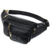 XARONF Fanny Pack, Outdoor Travel Leather Fanny Pack, Leather Waist Bag, Suitable for Outdoor Mountaineering, Travel, Camping, Cycling, Running, Etc. (Color : B) view 2