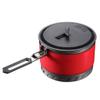 Camping cookware Camping Cookware 1.4L/2L Mountain Camping Picnic Kitchenware Pot Field Supplies Hot Pot Energy Saving Pot Portable Light Heat Pot (Size : 2L) view 1