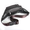 XARONF Leather Fanny Pack for Women and Men, with Adjustable Strap of Belt Waist Pack for Daily LifeTravelling Running, Hiking (Color : Black) view 2