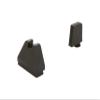 AMERIGLO Optic Compatible Sight Set for Glock - 9XL Tall Black Serrated .500" Front, Flat Black .600" Rear view 3