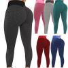 Leggings For Women Butt Lift Size Xs Scrunch Butt Lifting Workout Leggings for Women Seamless High Waisted Tummy Control Yoga Pants Gym Compression Tights Red view 2