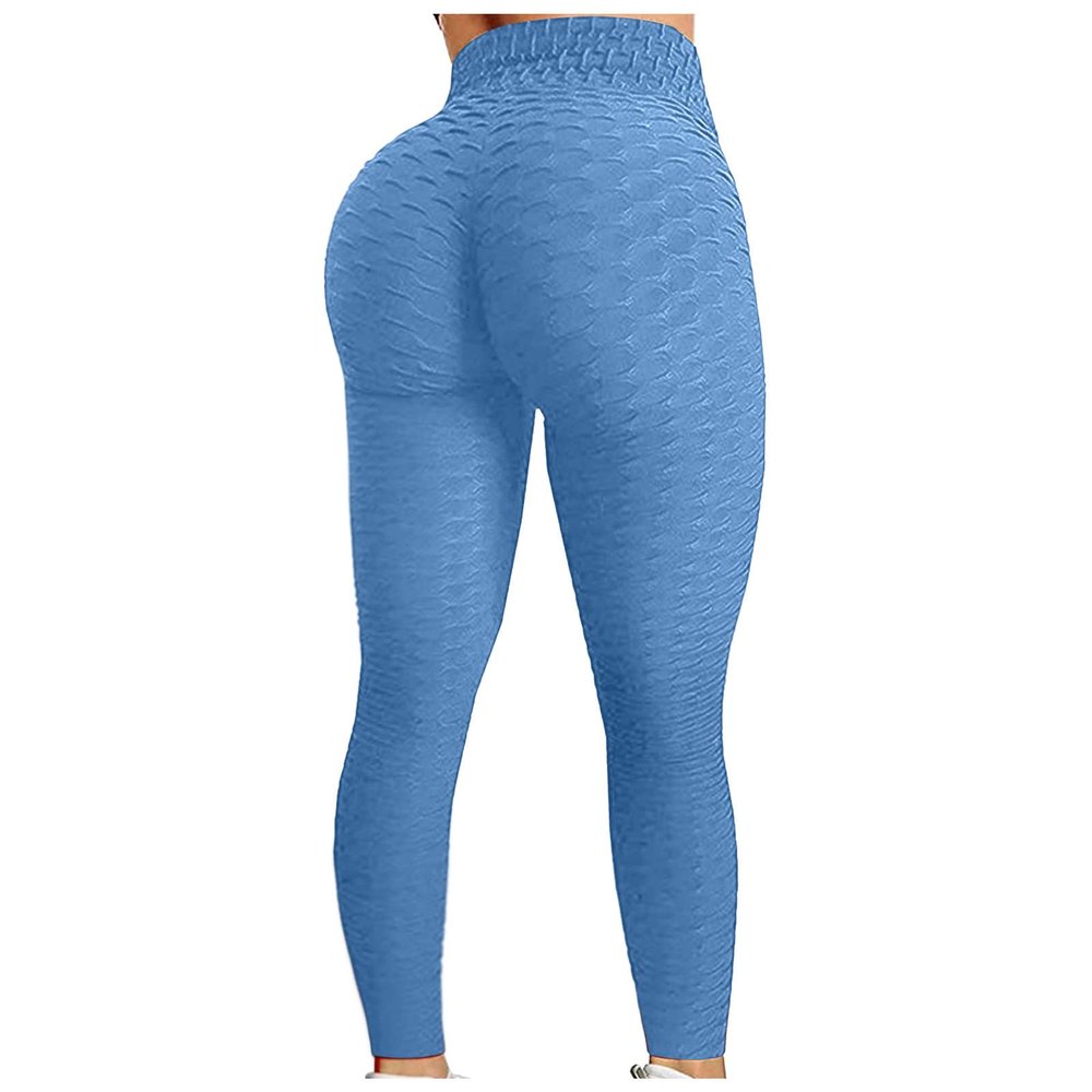 Butt Lifting Leggings For Women Plus Size Butt Lifting Workout Leggings for Women Scrunch Butt Gym Fitness Seamless Booty Tight Tummy Control Sport Active Yoga Pants Blue