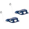 Outdoor Snow Sleigh Ice Sled Toy, Two Rider, Solid Hard Plastic with Pull Rope for Kids Over 5 Years, Blue Set of 2 view 1