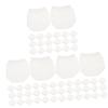 Healifty 3sets Invisible Socks for Women Breathable Half Socks Split Toe Moisture Wicking One Size Fits Most 10pairs*3 view 1