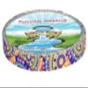 Country Brook Design - Yellow Boho Mandala Polyester Webbing (5/8 Inch, 5 Yards) view 1