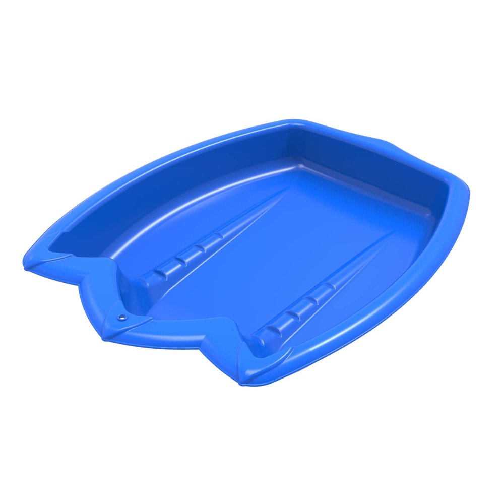 Era 30-inch T-Rex Saucer Sled 1 Rider Kids' Novelty Saucer for Year-Round Fun on Sand and Grass Hills, Blue