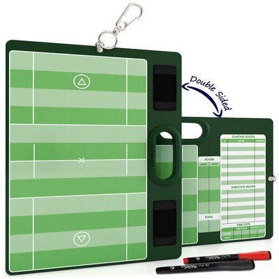 Dry Erase Lacrosse Coaching Board 15x10.5 Includes 2 Markers, Whiteboard for Coaches, Training Equipment & Accessories, Perfect Coach Gift