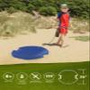 Era 26-inch Avalanche Adventurer Sled  1 Rider Kids' Plastic Saucer for Year-Round Fun on Sand and Grass Hills, Blue view 3