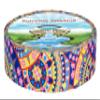 Country Brook Design - Yellow Boho Mandala Polyester Webbing (1 1/2 Inch, 50 Yards) view 1
