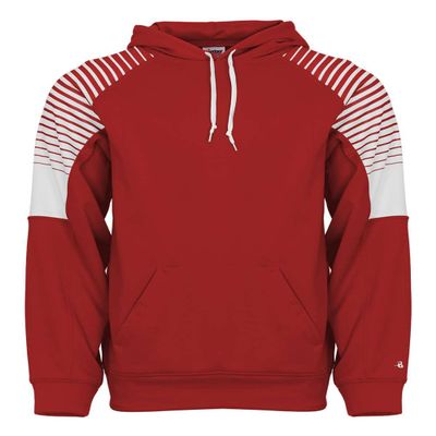 Badger Sports Lineup Hood - L - RD/RDLN