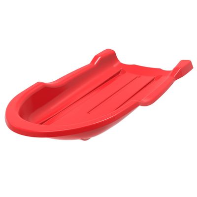 Era 46-inch Torpedo Adventurer Sled with Open Back  1-2 Rider Plastic Toboggan, Red