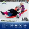 Era 46-inch Torpedo Adventurer Sled with Open Back  1-2 Rider Plastic Toboggan, Red view 2