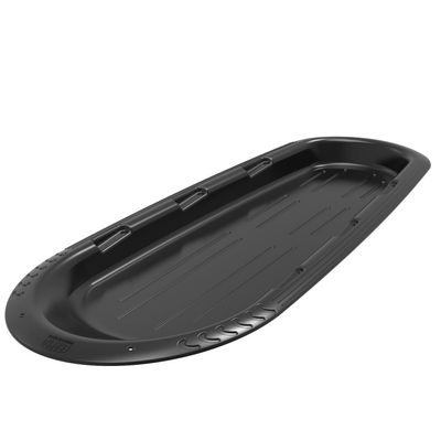 Era 66-inch Manitou XL Adventurer Sled 2-3 Rider Kids' Plastic Toboggan, Black