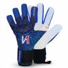 ONEKEEPER C-TEC Aqua  No Finger Spines  Cold and Wet Weather with Thin Neoprene Backhand  Pro Goalie Gloves, 3.5mm Aqua Latex, Negative Cut, Sizes 8-12 (Size 10) view 1