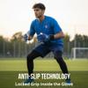 ONEKEEPER C-TEC Aqua  No Finger Spines  Cold and Wet Weather with Thin Neoprene Backhand  Pro Goalie Gloves, 3.5mm Aqua Latex, Negative Cut, Sizes 8-12 (Size 10) view 3