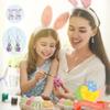 20 Pairs St Patrick's Day Easter Valentines Day Hypoallergenic Drop Stud Earrings Bulk for Girls Women Clover Shamrock Green Hat Easter Eggs Bunny Earrings Dangle Stud Earrings Set for Teen Girls Women view 4