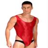 YiZYiF Men's 70D Oil Shiny Glossy Mankini Swimwear Silky Nylon Tights Sheer Bodysuit Swimsuit Burgundy X-Large view 4