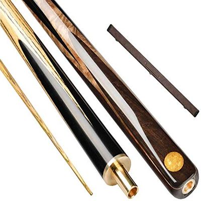 QIANMEI Pool Cue Sticks 3/4 Jointed Ash Wood Pool Cue|57in 17.5-18.5oz Snooker Pool Billiard Cue Sticks with 9.5mm/10mm Tips to Choose| Very Nice Grip Pool Stick (Color : C, Size : 10mm)